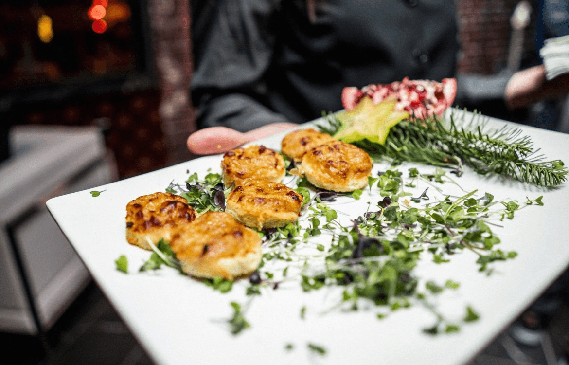 Buffet and live catering setup